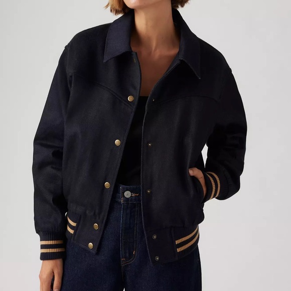 Levi’s Lennox Bomber Varsity Jacket NWT - Picture 1 of 5
